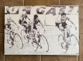Photo of Eddy Merckx printed on canvas